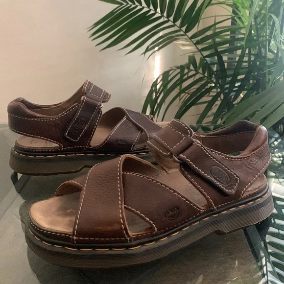 Dr. Martens Doc Marten Size 7 Mens Fisherman Leather Sandal VTG 90s Chunky 9076 Dr Martens Fisherman 7 - Etsy main image 2